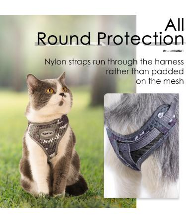 ThinkPet No-Pull Dog Harness & Leash Set - Adjustable Breathable Safety Harness for Small to Large Dogs (Gray) - Soft & Reflective 2XS - Buy Online on GoSupps.com