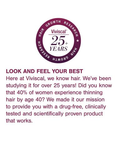 Viviscal Gorgeous Growth Densifying Leave-in Elixir 1.7 oz - Keratin, Biotin, Zinc for Thicker Fuller Hair - Ana Tel Proprietary Complex - Buy Online on GoSupps.com