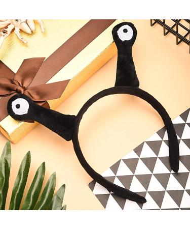Lezevn 2 Pieces Snail Antenna Plush Headband Snail Costume Accessories Masquerade Party Cosplay Fancy Dress Photo Props - Buy Online on GoSupps.com