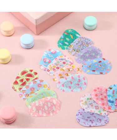 100 Pcs Colorful Cute Eye Patches for Kids - Toddler Cartoon Adhesive Bandages Breathable Light Blocking - 20 Styles 3x2 Inches - Buy Online on GoSupps.com