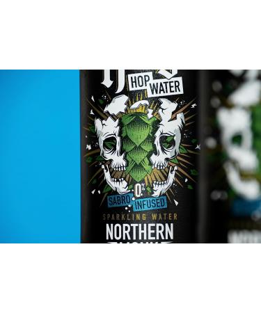 Northern Monk Brew Sabro Sparkling Water Multipack Hop Infused Fizzy Flavoured Carbonated Water No Sugar No Caffeine Non-Alcoholic 0% Less Than 10 Calories Vegan 24 x 440ml Cans - Buy Online on GoSupps.com