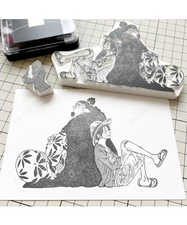 Falling in Art White Rubber Carving Block 6 x 6 - 4 Pack for Printmaking Stamps & Crafts - Buy Online on GoSupps.com