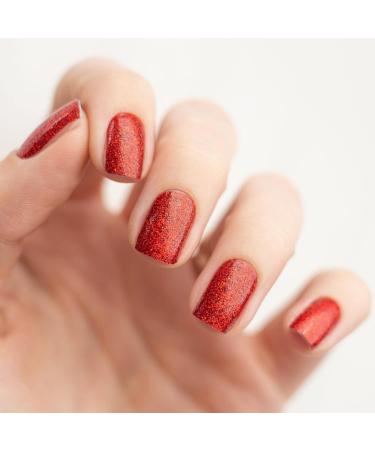 AVOA Beauty Nail Foil - Red As A Ruby | Glitter Red Nail Wraps | Long-lasting Self-Adhesive 16 Pack - Buy Online on GoSupps.com