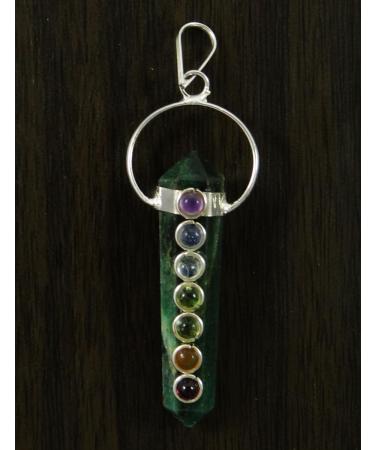 Harmonize Aventurine Stone Pencil Wand 7 Chakra Balancing Therapy Pendant Reiki Healing Crystel Spiritual - Buy Online on GoSupps.com