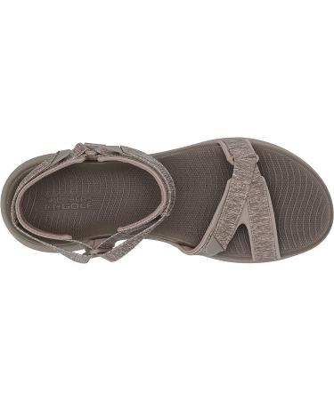 Skechers Women's 600 Spikeless Golf Sandals Shoe 8 Taupe - Stylish and Comfortable Golf Sandals for Women - Buy Online on GoSupps.com