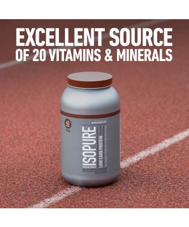 Isopure Zero Carb Protein Powder - Creamy Vanilla 4.5 lb | Low Carb Protein Supplement - Buy Online on GoSupps.com