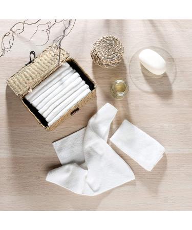 Sichler Beauty Microfiber Cloths - 10 Pack Facial Care Towels | White 30x30cm Microfiber Washcloths for Face Cleaning - Buy Online on GoSupps.com
