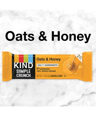 KIND Simple Crunch Bars Oats & Honey 7oz - Pack of 8 - Buy Online on GoSupps.com