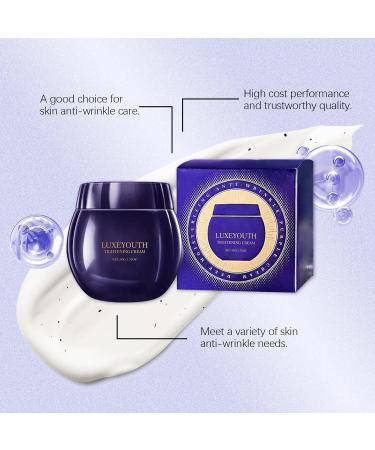 ARANYA LUXEYOUTH Tightening Cream with Glycerin Palmitoyl Tripeptide-5 and Acetyl Hexapeptide-8 Anti-Wrinkle Firming Moisturizer for All Skin Types 50g - Buy Online on GoSupps.com