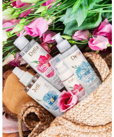 Delia Cosmetics Ekoflorist Slip Milk - Vegan Natural Moisturizer with Hemp Oil & Grain Flower Extract for All Skin Types - 200ml - Buy Online on GoSupps.com