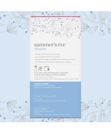 Summer's Eve Vaginal Douche - Extra Cleansing Vinegar & Water 6 Pack | 9 Fl Oz | Women's Personal Care - Buy Online on GoSupps.com