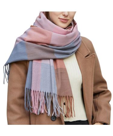 Women cotton scarf classic poncho ladies knitting scarf with wool autumn scarf scarves for cold weather bib triangular triangle unit size C