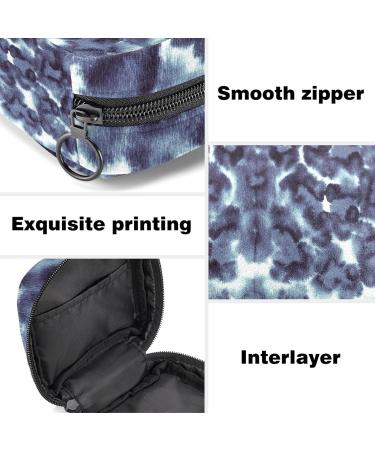 Leopard Print Tie Dye Menstrual Cup & Pad Pouch | Portable Sanitary Napkin Storage Bag - Color 9 - Buy Online on GoSupps.com