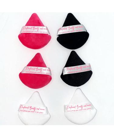 Triangle Powder Puffs for Face | Washable & Reusable Makeup Sponge for Loose Powder - Buy Online on GoSupps.com