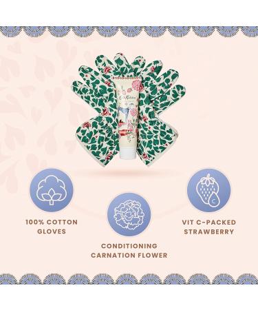 Cath Kidston Beauty Artist Kingdom Gardening Gloves Set with 100ml Hand Cream - 235g Gardener's Gloves Included - Buy Online on GoSupps.com