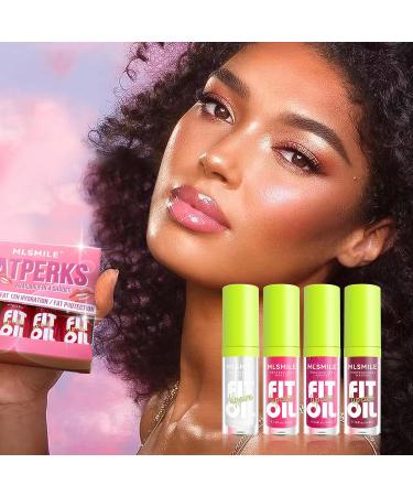 VolksRose 4pcs Lip Gloss Oil Set | Hydrating Tinted Plumping Lip Gloss for Women & Teens | Nourishing Lip Balm for Dry Lips - Buy Online on GoSupps.com