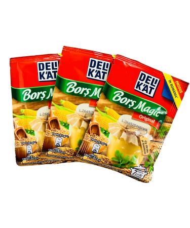 Delikat Traditional Romanian Bors Magic Original - from Hart of Romania Essential for a Soup 3x20g Each