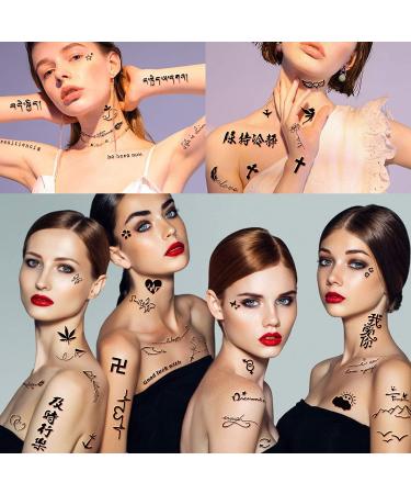 Yazhiji Tiny Temporary Tattoos - 60 Sheets Waterproof Fake Tattoo Variety Pack for All Ages - Buy Online on GoSupps.com