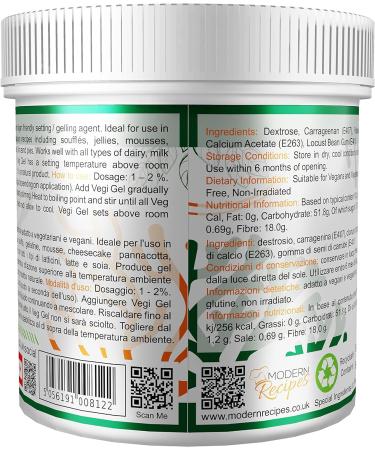 Special Ingredients Vegi Gel Premium Quality Powder 10kg Vegan Gelatine Non GMO Gluten Free - Recyclable Container Vegi Gel Vegan Gelatine 10 kg (Pack of 1) - Buy Online on GoSupps.com