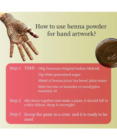 Yauvanya Original Indian Rajasthani Pure Henna for Hair - 3X100 g | Natural Hair Color | Chemical-free - Buy Online on GoSupps.com