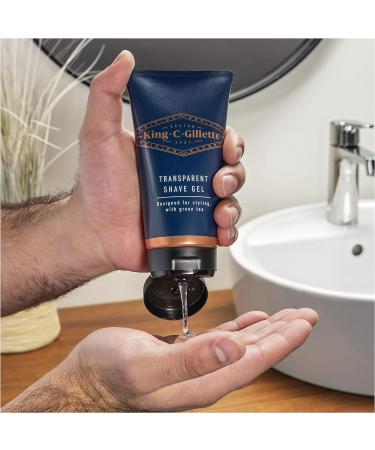 King C. Gillette Men's Transparent Shaving Gel 150ml - Buy Online on GoSupps.com