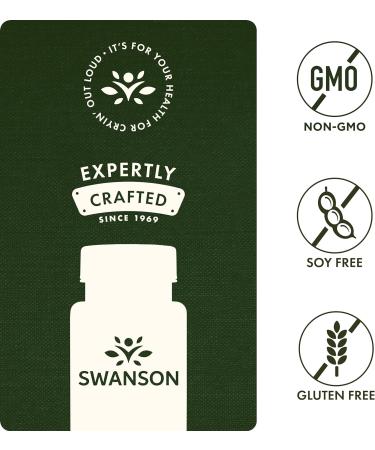 Swanson Taurine 500mg 100 Capsules High-Dose SOYA-Free Gluten-Free GMO-Free - Buy Online on GoSupps.com