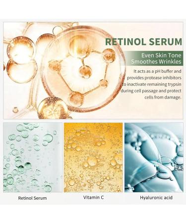 3-In-1 Hydrating Skincare Set - Vitamin C Retinol & Hyaluronic Acid | Anti-Aging Gift Set for Women | Perfect Birthday Skin Care Gifts - Buy Online on GoSupps.com