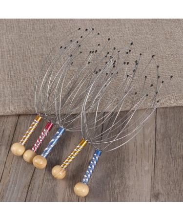 Ultnice 5-Piece Head Massager Set | Spider Crawler Massage Brush for Home Spa Relief & Relaxation - Random Colors - Buy Online on GoSupps.com