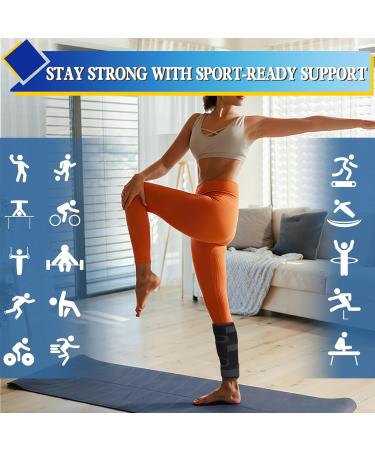 Adjustable Calf Brace for Men & Women | Compression Sleeve for Shin Splints & Torn Muscles | Varicose Veins Support | XX-Large - Buy Online on GoSupps.com