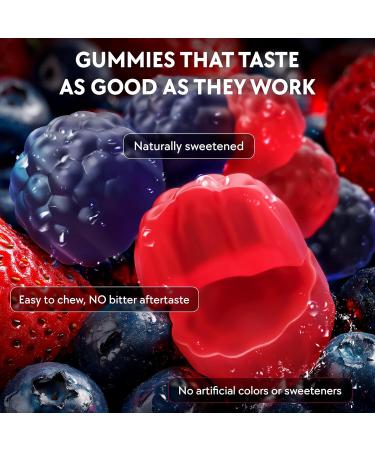 Ashwagandha Gummies 120 Count - 2000 MG Ashwagandha Supplements with L-Theanine GABA Magnesium Zinc & Vitamin D3 Sugar-Free Vegan Non-GMO Natural Support for Balance - Buy Online on GoSupps.com