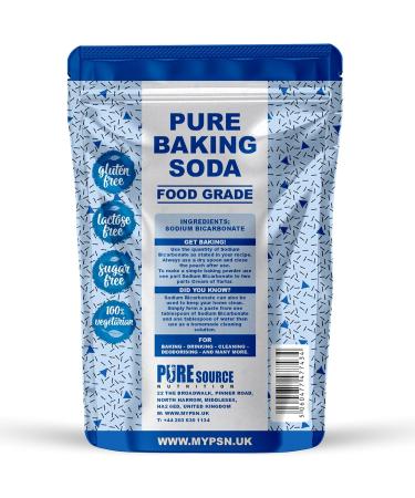 Pure Baking Soda 1KG x 3 3KG VEGAN 100% Sodium Bicarbonate of Soda Food Grade | Baking Soda for Cooking & Drinking & Cleaning | Aluminium Free | BPA Free | Raising Agent - Buy Online on GoSupps.com