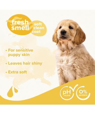 Beaphar Puppy Shampoo Enriched with Camomile & Aloe vera Specially Formulated for a Puppy s Sensitive Skin Vegan Mild & pH Neutral For Fresh Clean Shiny Coats 250 ml Yellow - Buy Online on GoSupps.com