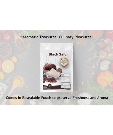Premium Quality Black Salt FINE 200gm - Authentic Kala Namak, Pure - Buy Online on GoSupps.com