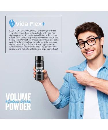 Hair Styling Powder for Men - Volumizing Texturizing Mattifying - 15g for Natural Matte Look - International Shipping Available - Buy Online on GoSupps.com