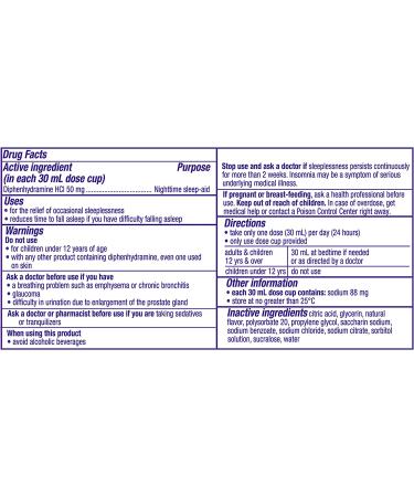 ZzzQuil Nighttime Sleep Aid Liquid - Alcohol & Dye Free - 50mg Diphenhydramine HCl - Non-Habit Forming - Berry Flavor - 12 Fl Oz (Pack of 1) - Buy Online on GoSupps.com