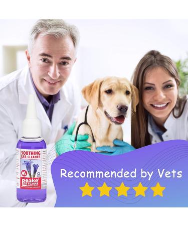 Quistel Dog Ear Cleaner Solution - Soothing Canaural Ear Drops - Dog Ear Drops for Infection Wax Dirt Yeast and Mites - 50ml - Buy Online on GoSupps.com