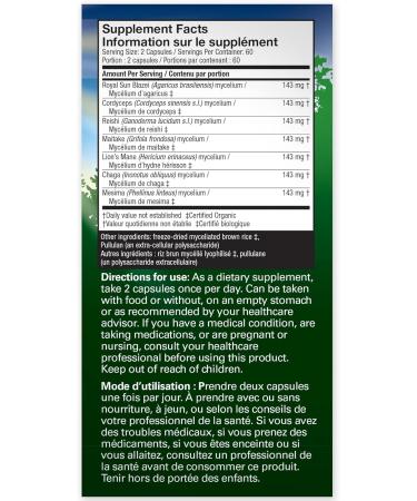 Host Defense Stamets 7 Mushroom Complex Supplements |Immune Booster Supplement with 7 Mushroom Blend - Lions Mane Chaga Cordyceps Reishi Maitake Mushrooms Supplements Capsules (120 Count (Pack of 1) Stamets 7 Capsules) Stamets 7 Capsules 120 count (Pack o - Buy Online on GoSupps.com