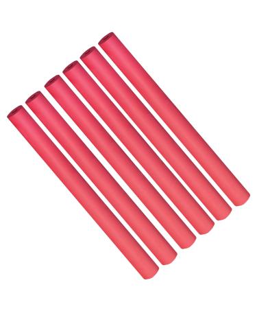 Rehabilitation Advantage Closed Cell Foam Tubing for Utensil Support, Red, 6 Count (Pack of 1) 1 1/8'' OD x 3/8'' ID x 12'' Red (6)