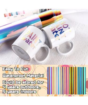 Lya Vinyl 16 Pack Holographic Vinyl Set for Cricut - 12x12 Permanent Sheets for Decor Sticker Party Car Decal - Multi-color - Buy Online on GoSupps.com