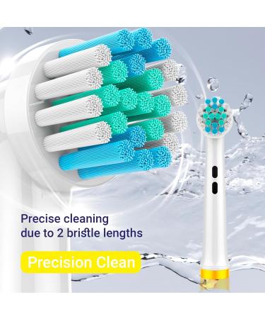 Replacement Oral-B Toothbrush Heads - 16 PCS Floss Cross Sensitive Soft Refills Compatible with Braun Electric Toothbrush - Buy Online on GoSupps.com