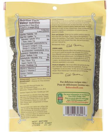 Bob's Red Mill Organic Chia Seeds 340g - Buy Online on GoSupps.com