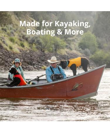 Luffwear Float Coat Dog Jacket - Buoyant Safety Vest for Swimming Boating & Water Sports - Red Sumac XX-Small (XXS) - Buy Online on GoSupps.com