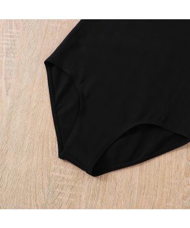 Vivifayee Girls Long Sleeve Leotard for Ballet Dance & Gymnastics, Size S (8-10 Years) - Black - Buy Online on GoSupps.com