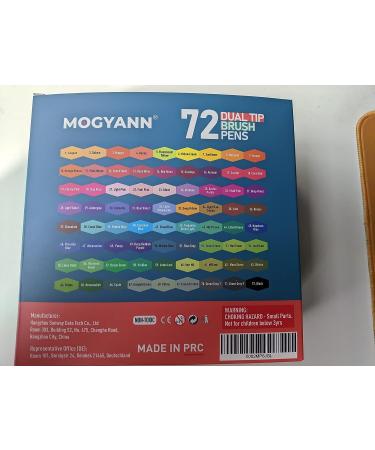 Mogyann Markers for Adult Coloring 72 Coloring Pens Dual Tip Brush Markers for Coloring Books 72 Black - Buy Online on GoSupps.com