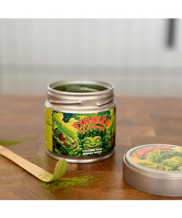 Authentic Japanese Ceremonial Grade Matcha Green Tea Powder - 30g Tin | Uji Kyoto Origin | Stone-Ground for Energy and Focus - Buy Online on GoSupps.com