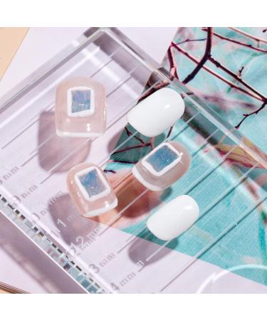 HINZIC 16 Sheets Aurora Nail Foil Stickers - Holographic Iridescent Nail Decals for DIY Nail Art - Women Girls - Buy Online on GoSupps.com
