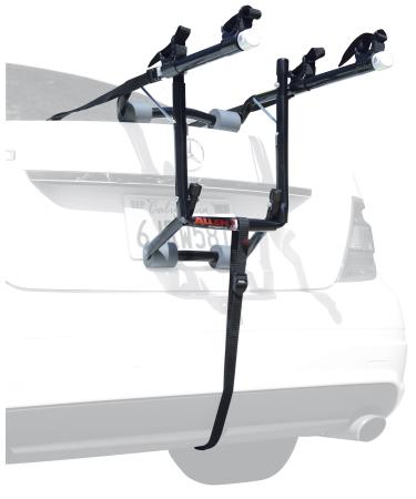 Allen Sports Deluxe 2-Bike Trunk Mount Rack, Model 102DB, Black/ Silver, 23 x 15 x 4 inches Blk/ Silver