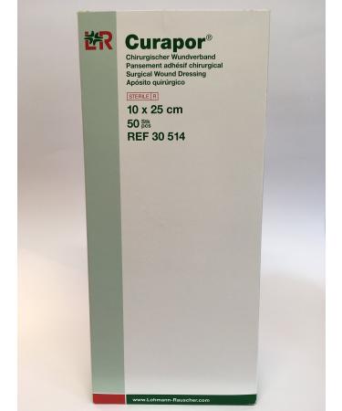 CURAPOR wound dressing 10x25cm sterile 50 pcs 10x25 cm 50 pieces