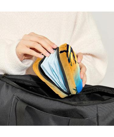 GIAPB Period Bag - Period Pouch & Makeup Storage - Beach Collie Dog Design - Buy Online on GoSupps.com