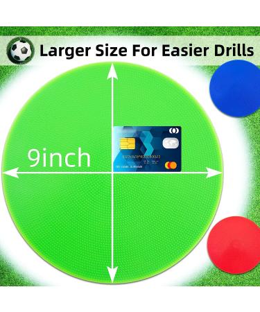 Non-Slip Rubber Spot Markers 10 Inch - Set of 12 for Football & Basketball Training - Buy Online on GoSupps.com